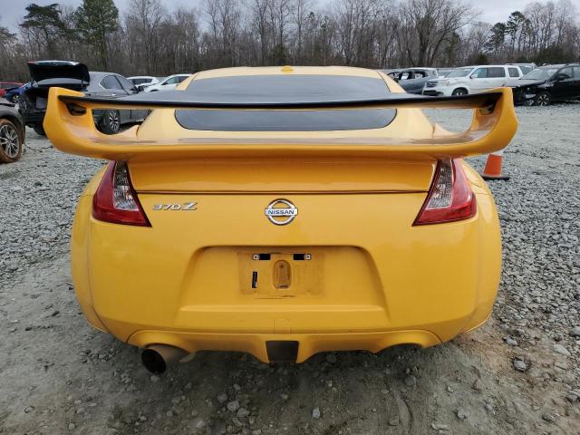 JN1AZ44E59M410647 - 2009 NISSAN 370Z YELLOW photo 6