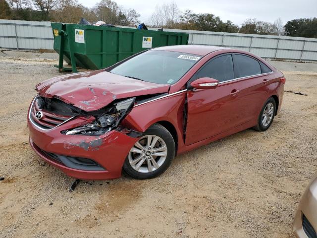 5NPEB4AC6EH822599 - 2014 HYUNDAI SONATA GLS RED photo 1