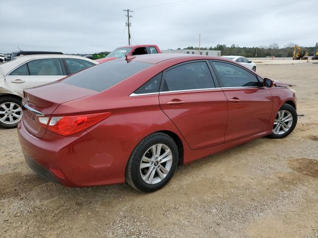 5NPEB4AC6EH822599 - 2014 HYUNDAI SONATA GLS RED photo 3