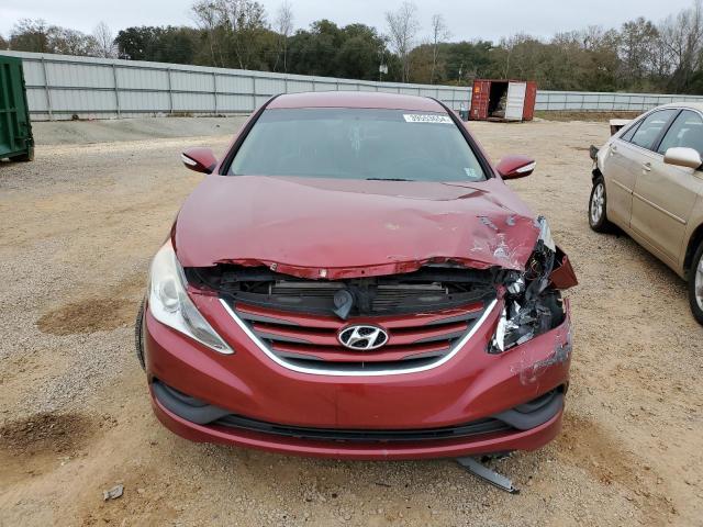 5NPEB4AC6EH822599 - 2014 HYUNDAI SONATA GLS RED photo 5