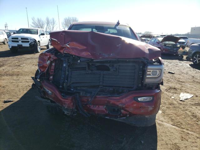 3GTU2PEC7JG467341 - 2018 GMC SIERRA K1500 DENALI RED photo 5