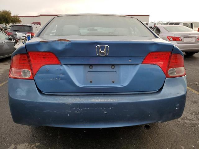 1HGFA168X6L116471 - 2006 HONDA CIVIC EX BLUE photo 6