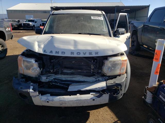 SALAE25428A442807 - 2008 LAND ROVER LR3 SE WHITE photo 5