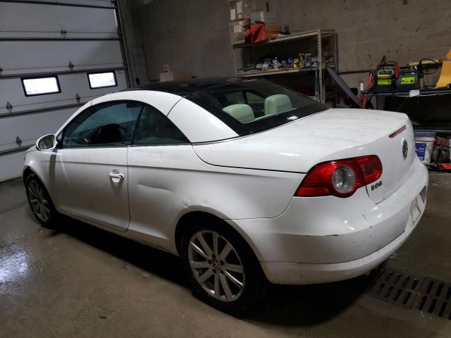 WVWFB71F77V027130 - 2007 VOLKSWAGEN EOS 3.2L WHITE photo 2