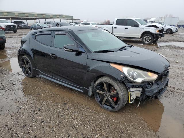 KMHTC6AE0DU153859 - 2013 HYUNDAI VELOSTER TURBO BLACK photo 4