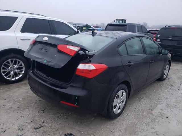 KNAFK4A68E5152212 - 2014 KIA FORTE LX BLACK photo 3