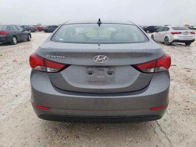 5NPDH4AE5EH519308 - 2014 HYUNDAI ELANTRA SE GRAY photo 6