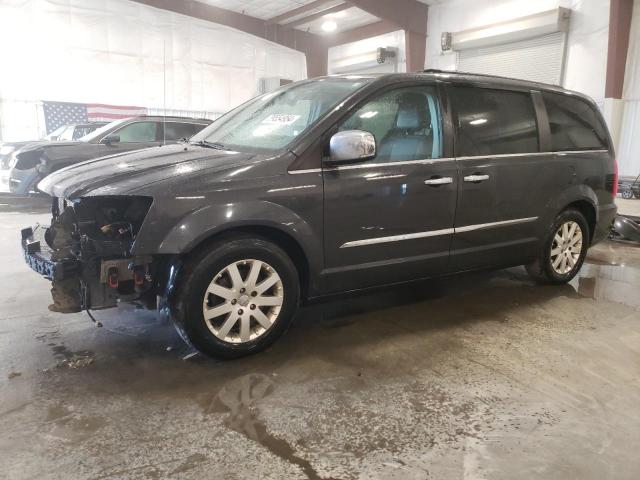 2C4RC1CG2CR170836 - 2012 CHRYSLER TOWN & COU TOURING L BLACK photo 1