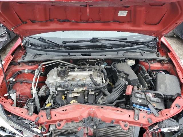 2T1BURHE1EC061789 - 2014 TOYOTA COROLLA L RED photo 11