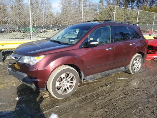 2HNYD28357H506490 - 2007 ACURA MDX TECHNOLOGY BURGUNDY photo 1