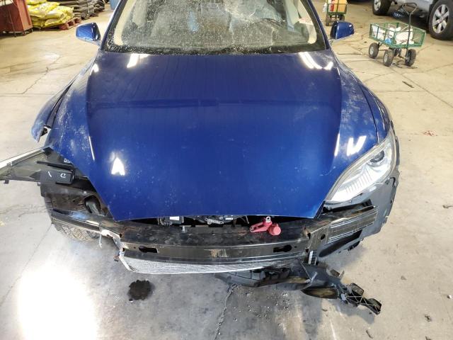 5YJSA1E29FF105782 - 2015 TESLA MODEL S Կապույտ լուսանկար 11