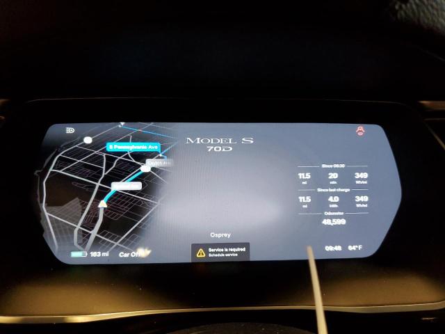 5YJSA1E29FF105782 - 2015 TESLA MODEL S Կապույտ լուսանկար 9