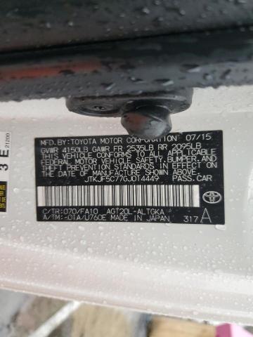 JTKJF5C77GJ014449 - 2016 TOYOTA SCION TC 双色 照片 13