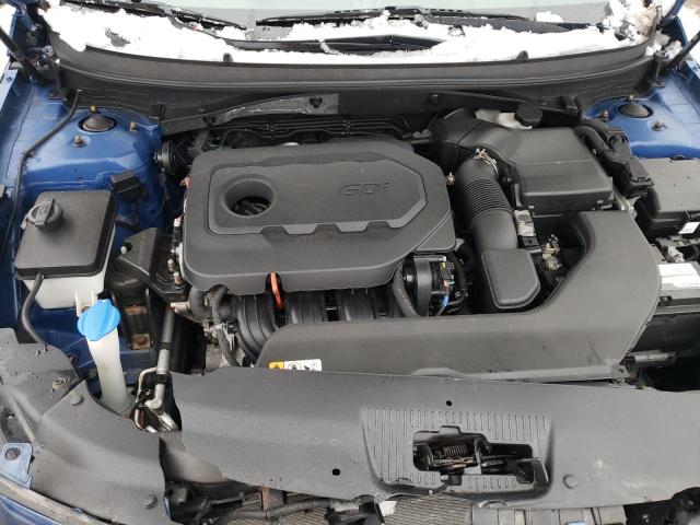 5NPE24AF4GH386140 - 2016 HYUNDAI SONATA SE BLUE photo 11