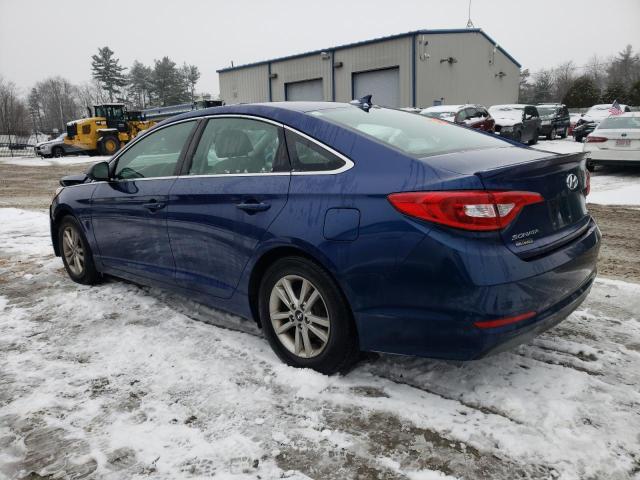 5NPE24AF4GH386140 - 2016 HYUNDAI SONATA SE BLUE photo 2