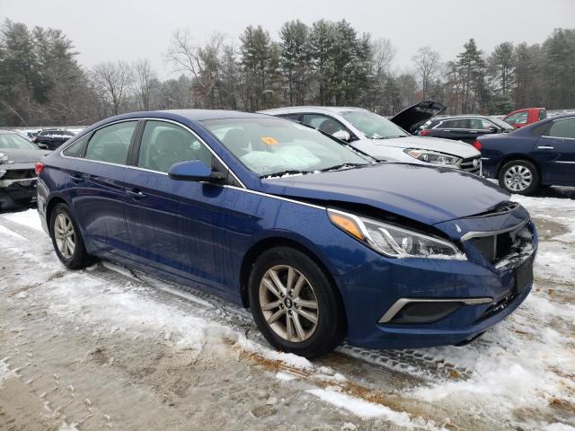 5NPE24AF4GH386140 - 2016 HYUNDAI SONATA SE BLUE photo 4