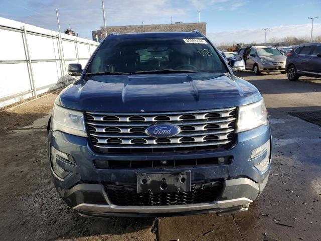 1FM5K8FH9GGC04496 - 2016 FORD EXPLORER LIMITED BLUE photo 5