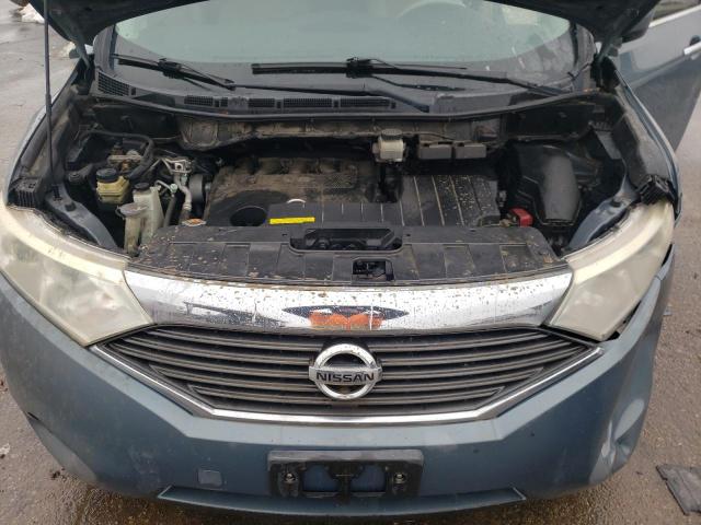 JN8AE2KP9C9043770 - 2012 NISSAN QUEST S BLUE photo 11