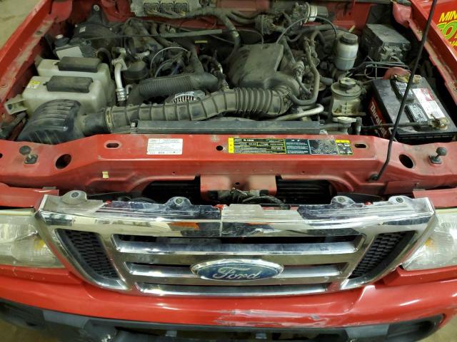 1FTYR44U68PA39188 - 2008 FORD RANGER SUPER CAB RED photo 11