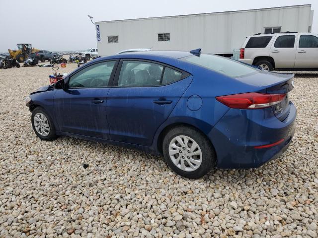 5NPD74LFXJH385608 - 2018 HYUNDAI ELANTRA SE BLUE photo 2