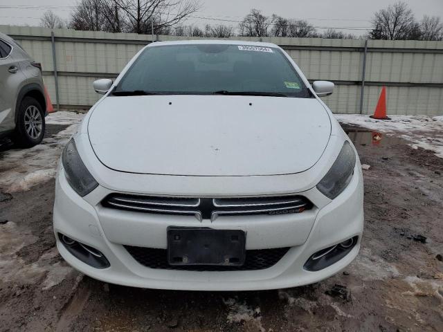 1C3CDFCH5DD135273 - 2013 DODGE DART LIMITED WHITE photo 5