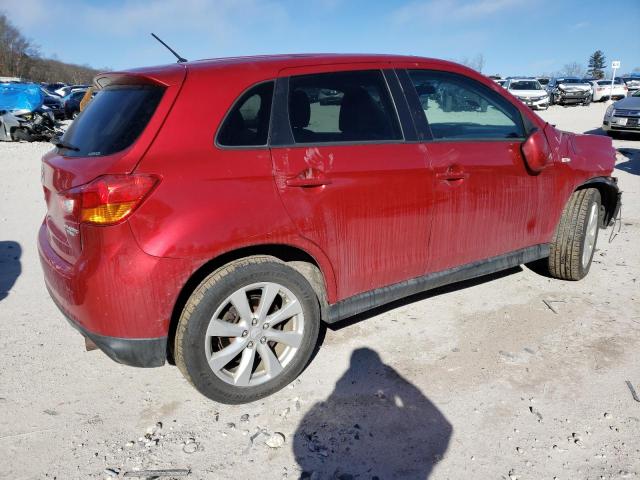 4A4AR3AU8FE027500 - 2015 MITSUBISHI OUTLANDER ES RED photo 3