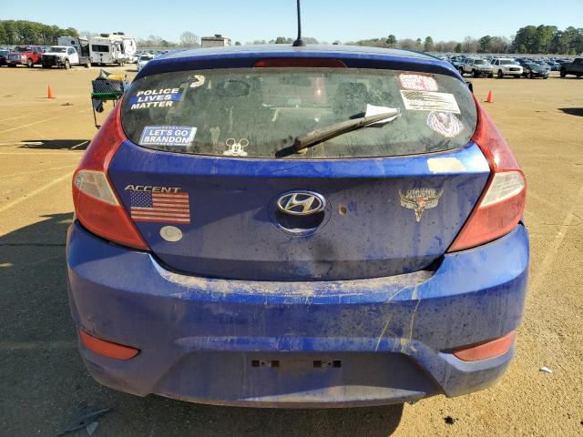 KMHCT5AE3EU173051 - 2014 HYUNDAI ACCENT GLS BLUE photo 6