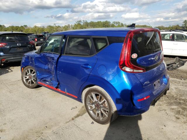 KNDJ53AF1L7075490 - 2020 KIA SOUL GT-LINE TURBO BLUE photo 2