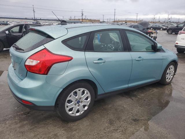 1FAHP3K23CL290824 - 2012 FORD FOCUS SE TURQUOISE photo 3