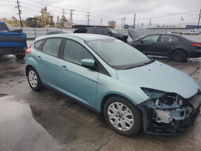 1FAHP3K23CL290824 - 2012 FORD FOCUS SE TURQUOISE photo 4