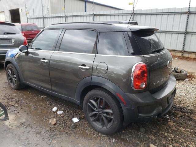 WMWZC3C59DWP23014 - 2013 MINI COOPER S COUNTRYMAN GRAY photo 2