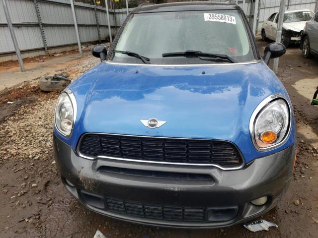 WMWZC3C59DWP23014 - 2013 MINI COOPER S COUNTRYMAN GRAY photo 5