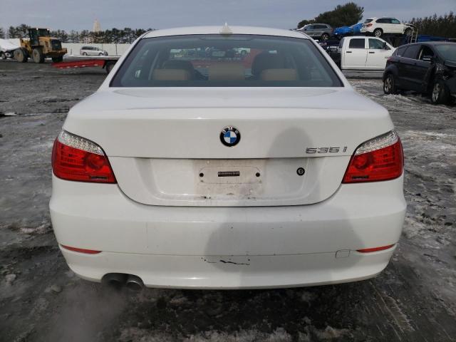 WBANV9C55AC138469 - 2010 BMW 535 XI WHITE photo 6