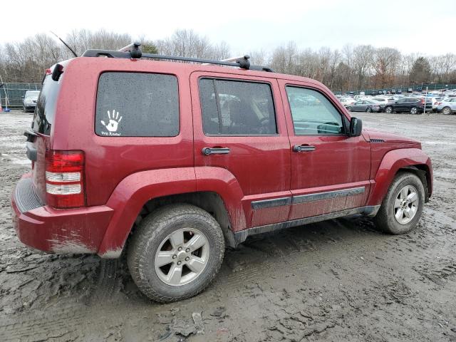 1C4PJMAKXCW112860 - 2012 JEEP LIBERTY SPORT RED photo 3