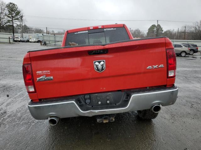 1C6RD7LT6CS115020 - 2012 DODGE RAM 1500 SLT RED photo 6