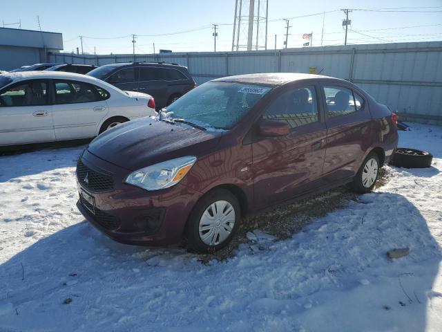 ML32F3FJ4LHF03308 - 2020 MITSUBISHI MIRAGE G4 ES ბურგუნდია ფოტო 1