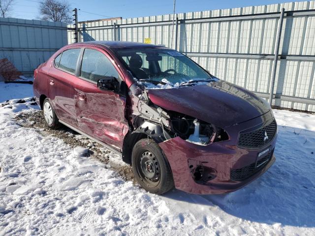 ML32F3FJ4LHF03308 - 2020 MITSUBISHI MIRAGE G4 ES ბურგუნდია ფოტო 4