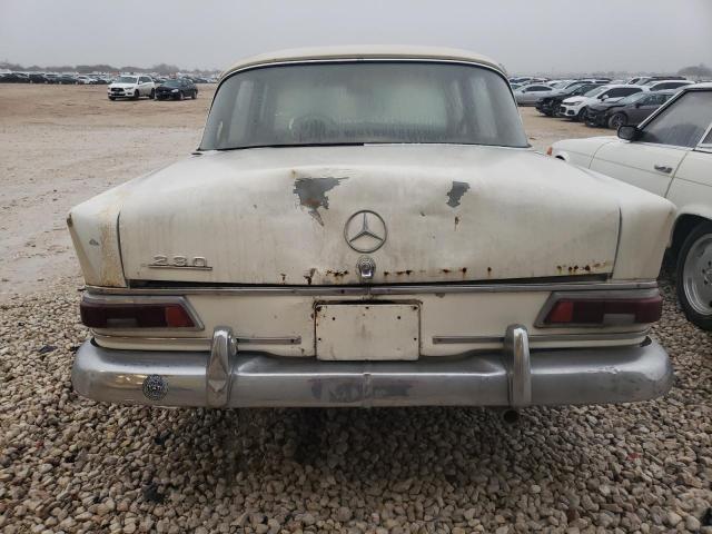 11001112010863 - 1966 MERCEDES-BENZ 230 WHITE photo 6