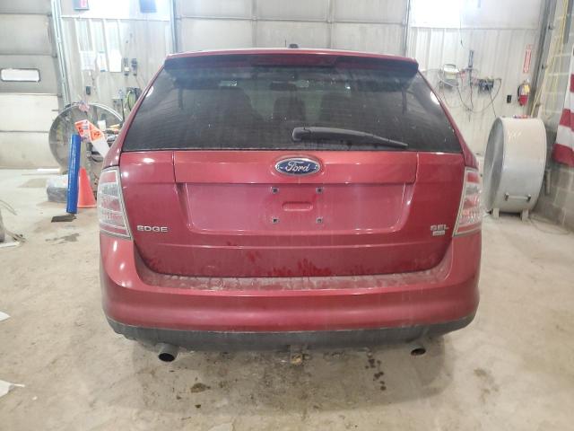 2FMDK49C07BB50680 - 2007 FORD EDGE SEL PLUS RED photo 6