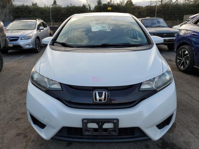 JHMGK5H56GX038256 - 2016 HONDA FIT LX WHITE photo 5