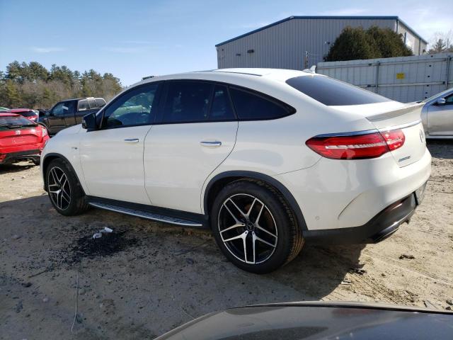 4JGED6EB5KA138794 - 2019 MERCEDES-BENZ GLE COUPE 43 AMG WHITE photo 2