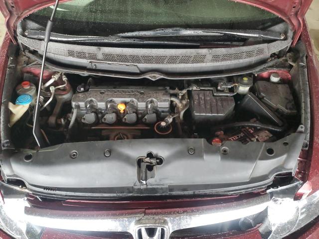 1HGFA15558L116890 - 2008 HONDA CIVIC LX MAROON photo 11