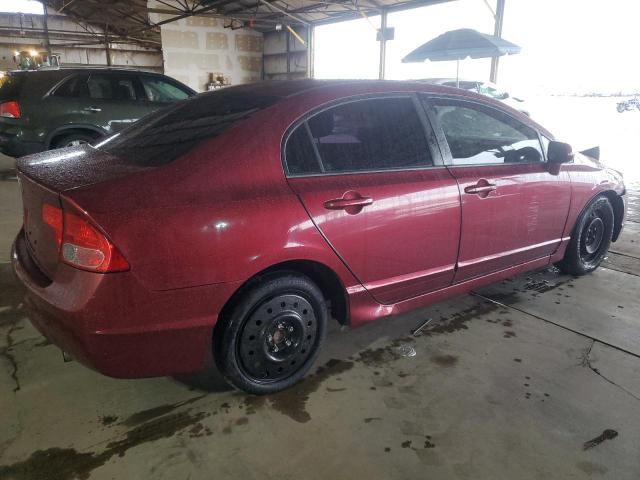 1HGFA15558L116890 - 2008 HONDA CIVIC LX MAROON photo 3