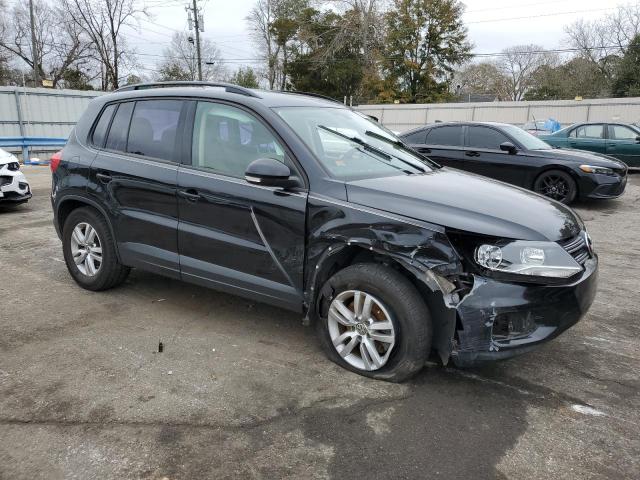 WVGAV7AX8GW554108 - 2016 VOLKSWAGEN TIGUAN S BLACK photo 4