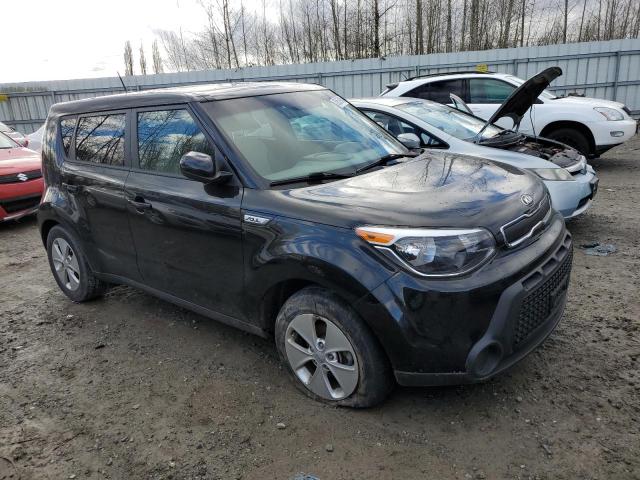 KNDJN2A26G7831277 - 2016 KIA SOUL BLACK photo 4