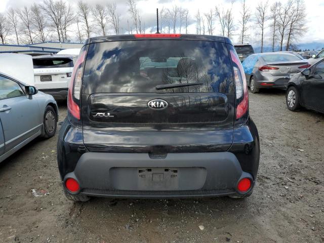 KNDJN2A26G7831277 - 2016 KIA SOUL BLACK photo 6