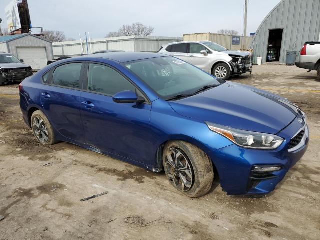 3KPF24AD3LE179353 - 2020 KIA FORTE FE BLUE photo 4