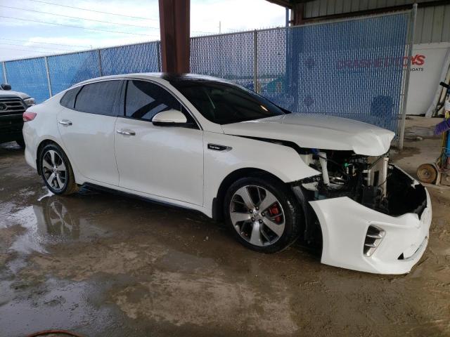 5XXGW4L29HG125431 - 2017 KIA OPTIMA SX WHITE photo 4