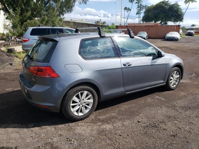 3VW817AU0GM006086 - 2016 VOLKSWAGEN GOLF BASE / S GRAY photo 3