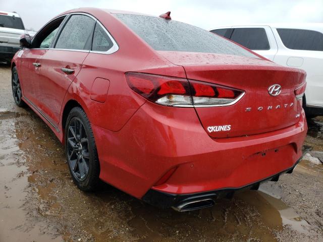 5NPE34ABXJH614062 - 2018 HYUNDAI SONATA SPORT Rojo foto 2